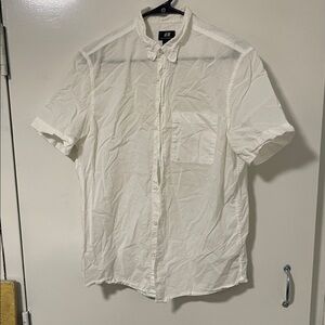 H&M Men's Cream Button Down Shirt
